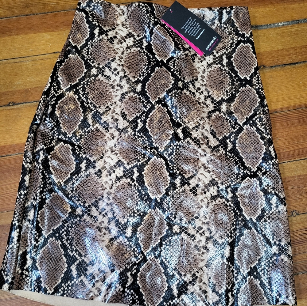 Commando Sequin A-line Mini Skirt Black and White
